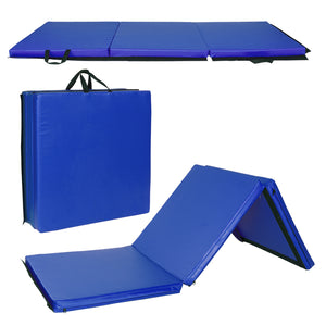 Foldable Gymnastics Yoga Mat in Blue