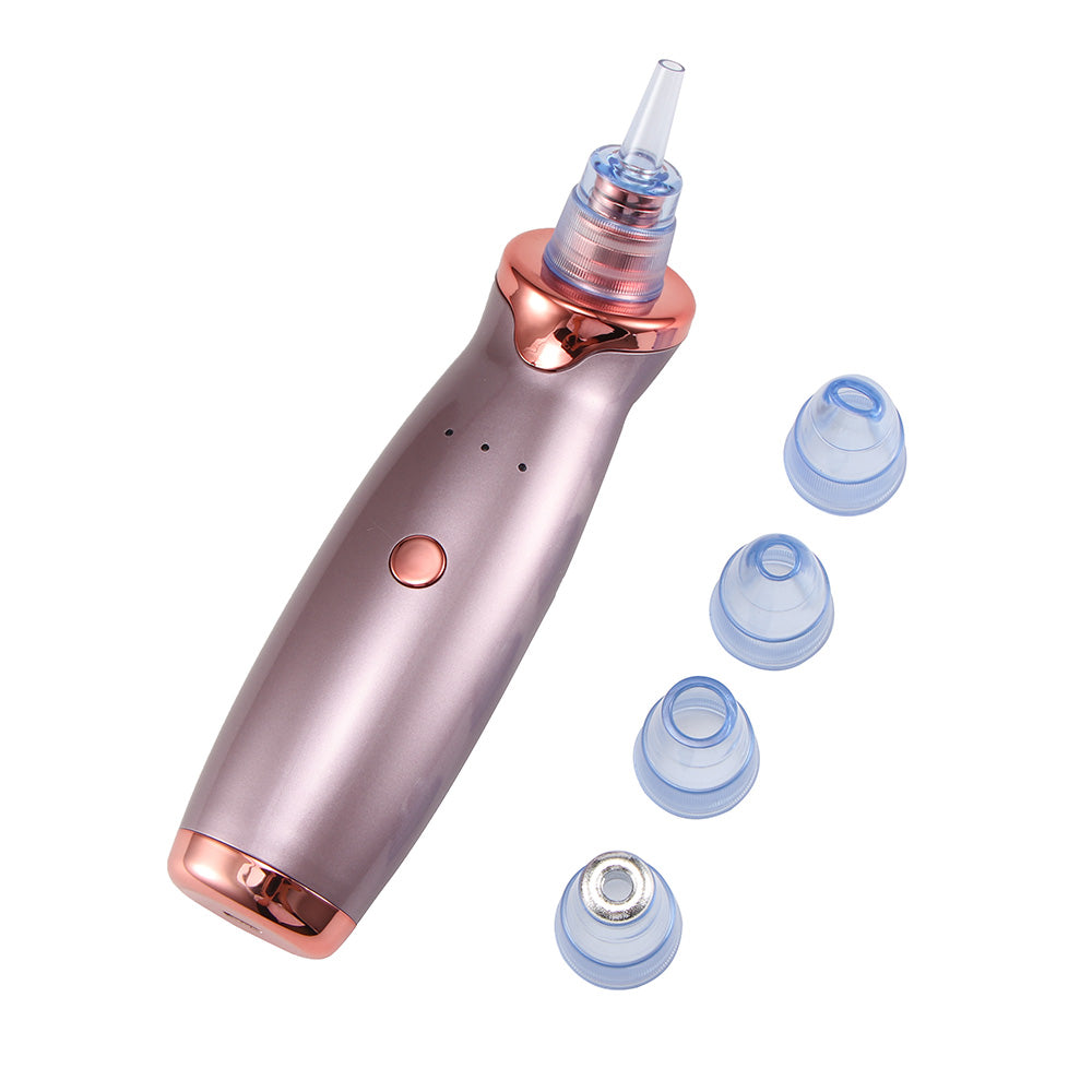 Electric Acne Remover Pores Cleaning Apparatus in Rose Gold